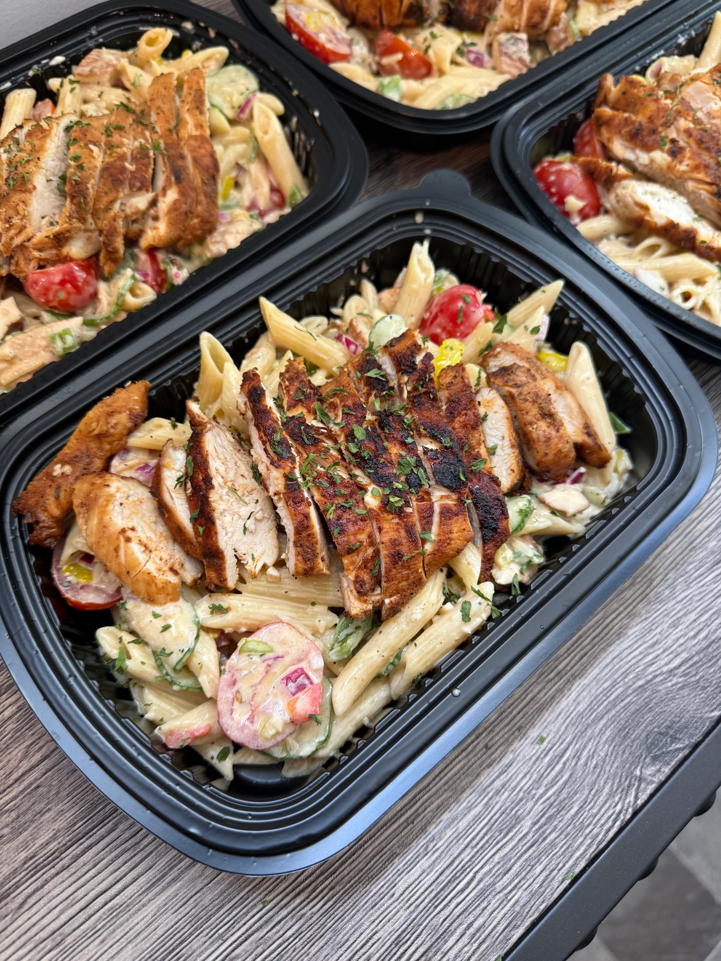 Chicken Caesar Pasta Salad