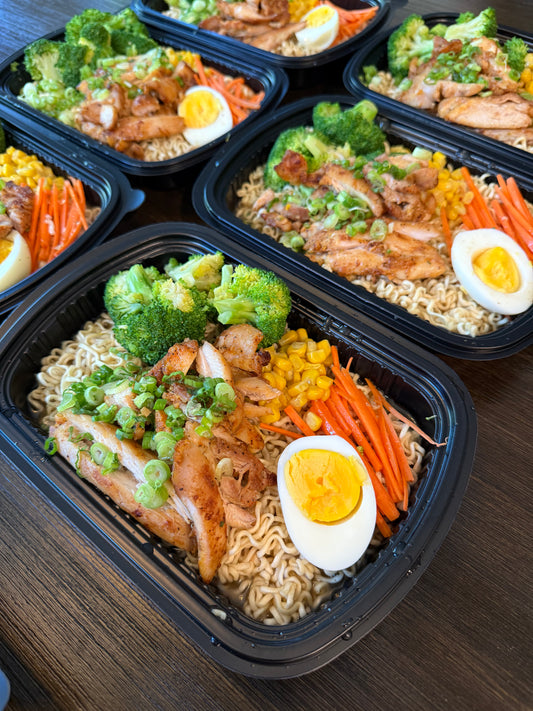 Roasted Chicken Ramen & Vegetables